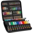 Marqueur peinture à base d'eau POSCA - inodore - pointes et coloris assortis - lot de 60