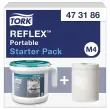 Starter pack Bobine à Dévidage centrale M4 - Blanc et turquoise - TORK