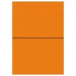 100 Planches d'étiquettes L210xH148,5 mm 200 étiq/ boîte, orange vif