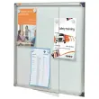 Vitrine d'intérieur extra plate magnétique - 6 x A4 - NOBO