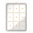 Vitrine d'ext&eacute;rieur magn&eacute;tique Premium Plus  - 9 x A4 - NOBO 