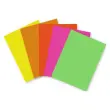 Papier affiche 90 g  - 29,7 x 42 cm - coloris fluos assorrtis - lot de 100 feuilles 