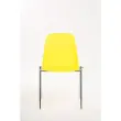 Chaise Charlotte translucide jaune