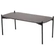 Table basse MEET 100 x 50 Noir pieds noirs montée