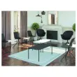 Table basse MEET 100 x 50 Noir pieds noirs montée