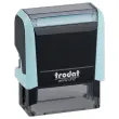 Tampon TRODAT Printy 5L Maxi 4912 personnalisable - Bleu pastel