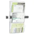 3 Corbeilles murale 170 Ouverture en V - Incolore - CEP