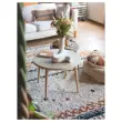 Table basse unie upcyclée Beige