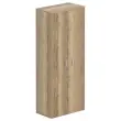 Armoire haute - 2 portes - 197 x 80 x 42 cm - Ch&ecirc;ne vein&eacute; 