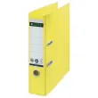 Classeurs à levier 180° Recyclé A4 - Dos 8 cm - jaune - LEITZ