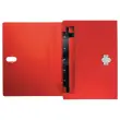 Trieur extensible en PP recyclé - 6 compartiments - Rouge - LEITZ