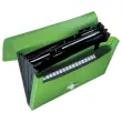 Trieur extensible en PP recyclé - 6 compartiments - Vert - LEITZ