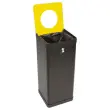 Poubelle de tri jaune