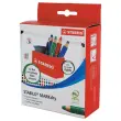 Crayons effaçable à sec MARKdry + chiffonnette - Pot aimanté - STABILO