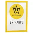2 Cadres d'affichage adhésifs DURAFRAME - A4 - Jaune - DURABLE