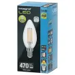 Ampoule LED flamme E14 4,2W 470LM 2700K claire