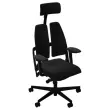 Siège DUO BACK ergonomique synchrone noir