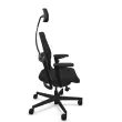 Siège DUO BACK ergonomique synchrone noir monté
