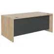 Bureau BARI 180 cm ch&ecirc;ne du bocage mont&eacute; 
