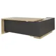 Bureau BARI 180 cm ch&ecirc;ne du bocage mont&eacute; 
