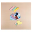 6 pochettes à scratch en polypropylène recyclé