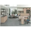 Bureau BELGRADE 160 x 80 blanc pieds blanc monté