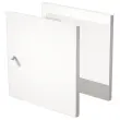 2 Portes blanc pour les rangements &agrave; cases MAXICOLOR mont&eacute;es 