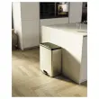 Poubelle Decobin rectangulaire duo 26l+26l décor métal
