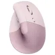 Souris ergo lift droitier Logitech rose