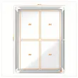 Vitrine d'extérieur magnétique - 4 x A4 - NOBO