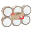 6 Rouleaux d'adh&eacute;sif d'emballage - 66 m x 48 mm - 45&micro; - Sign 