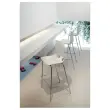 Tabouret haut FONDO HOCKER polypropylène blanc