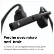 Casque sans-fil à conduction osseuse OpenComm2 - Bluetooth USB-A- noir