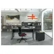 Bureau BELGRADE 160 x 80 chêne pieds blanc monté