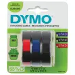 3 Rubans de marquage 3D Dymo&reg; 9 mm x 3 m   assortis brillant 