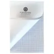 Bloc collé A4 perforé, 56/60G 5x5 de 80 feuilles