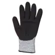 12 paires de gants manutention - Mousse nitrile SANDY - Taille 9 - Gris / noir - RG 