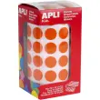 168 pastilles gommettes de signalisation rondes - Ø15 mm - jaune - APLI