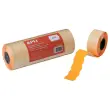 6 Rouleaux de 1000 étiquettes oranges 26x16 mm pour pince 146493