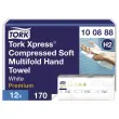 12 Essuie-mains interfoliés doux compressés Xpress - Blanc - TORK