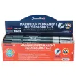 Marqueur permanent multicolore JUVENILIA 3 en 1