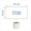 12 Rouleaux de 220 &eacute;tiquettes blanches 101x54 mm pour DYMO LW 450 