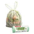 30 sacs compostable vert 10L à poignées