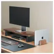 Support ordinateur portable et tablette vertical bois