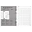 Cahier spirale Notebook A4+, 160p, 5x5, Oxford international Bleu 