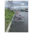 Parc pour 5 vélos avec appui pour guidon