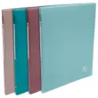 Classeur souple Skandi - 4 anneaux - Coloris aléatoire - Exacompta