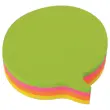 Bloc 200 notes adhésives 70 x 70 mm "bulle" 4 couleurs assorties fluo