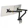 Bras porte-écran double BE Flexible Dual - Noir