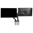Bras porte-écran double BE Flexible Dual - Noir